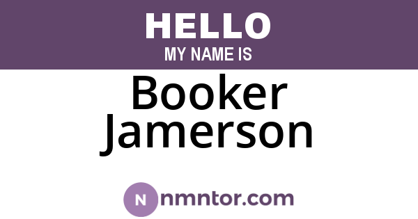 Booker Jamerson