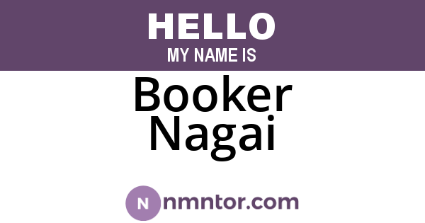 Booker Nagai