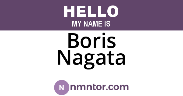 Boris Nagata