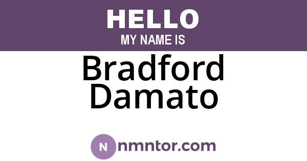 Bradford Damato