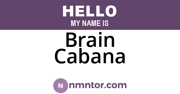 Brain Cabana