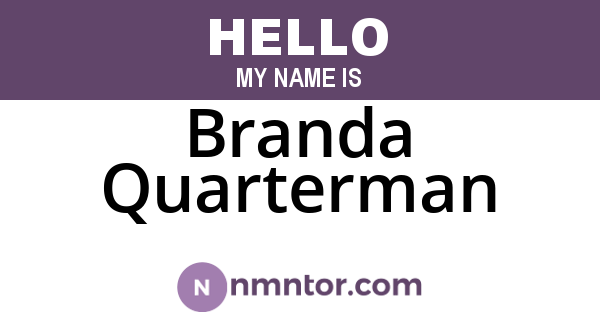 Branda Quarterman