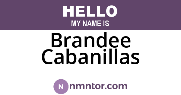 Brandee Cabanillas