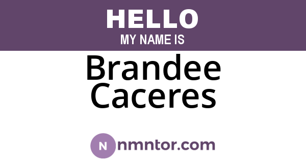 Brandee Caceres