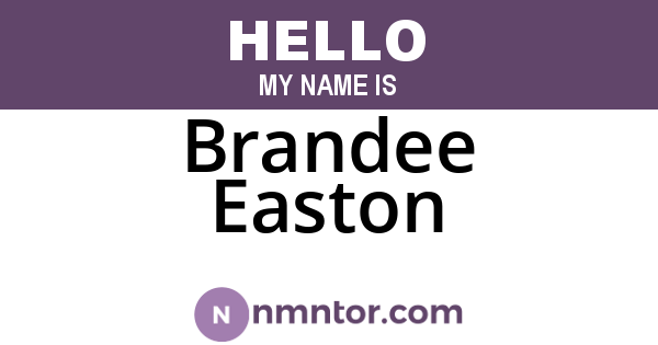 Brandee Easton