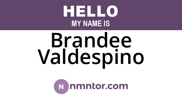 Brandee Valdespino