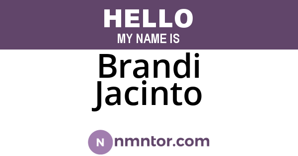 Brandi Jacinto