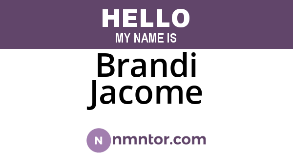 Brandi Jacome