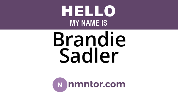 Brandie Sadler