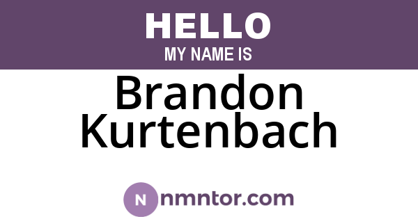 Brandon Kurtenbach