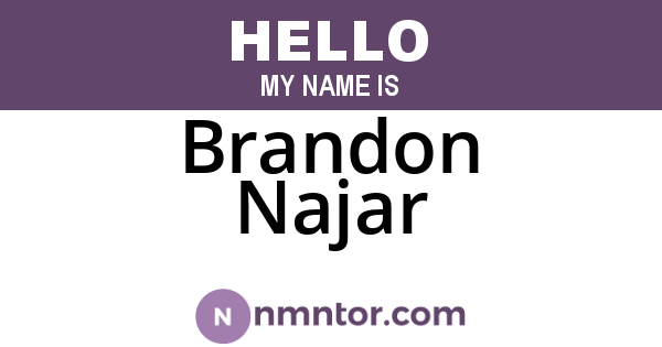 Brandon Najar