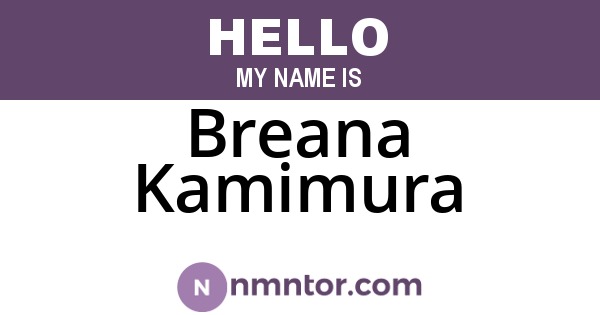 Breana Kamimura