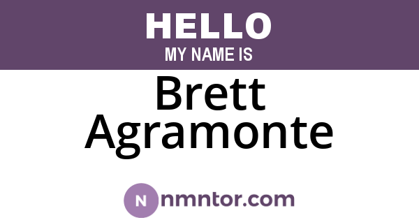 Brett Agramonte