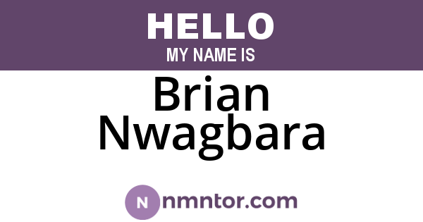 Brian Nwagbara