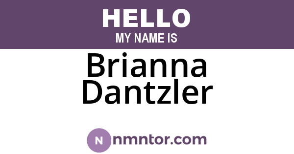 Brianna Dantzler