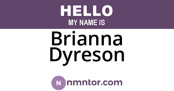 Brianna Dyreson