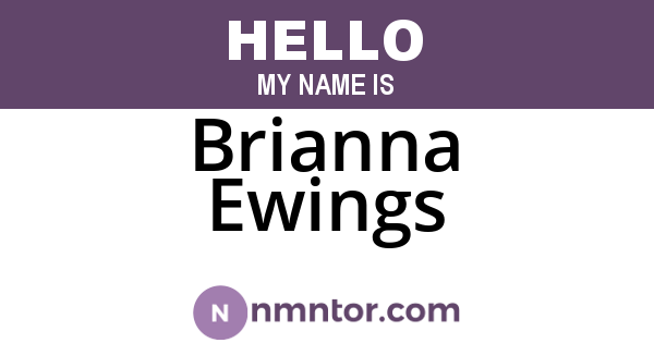 Brianna Ewings