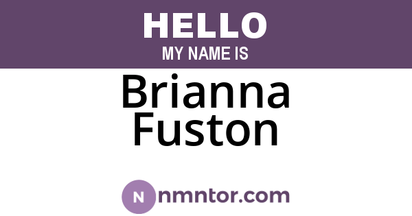 Brianna Fuston