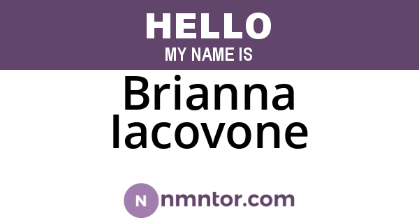 Brianna Iacovone