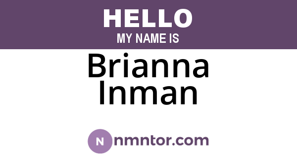 Brianna Inman