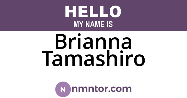 Brianna Tamashiro