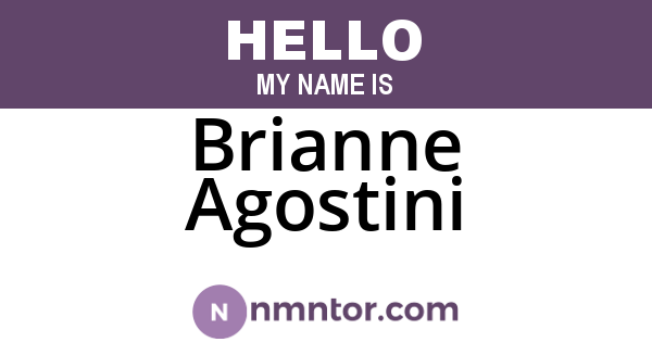 Brianne Agostini