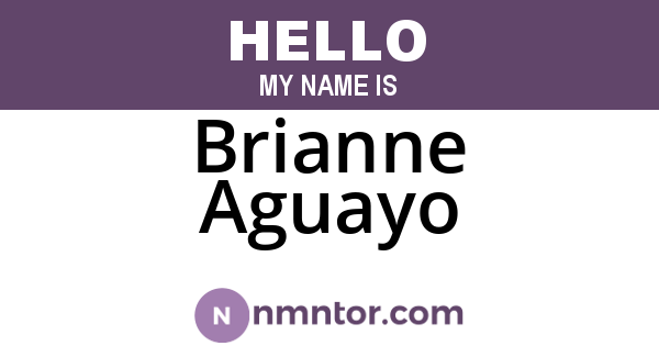 Brianne Aguayo