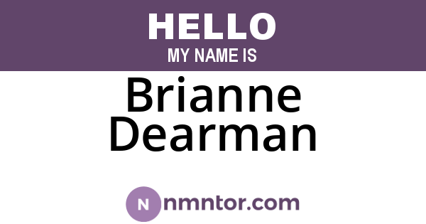 Brianne Dearman