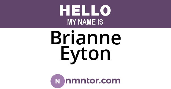 Brianne Eyton