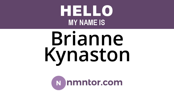 Brianne Kynaston