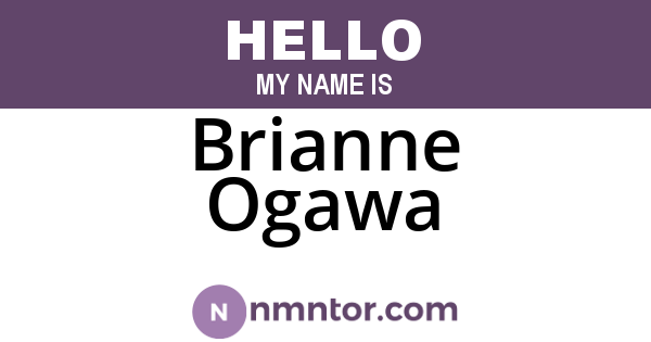 Brianne Ogawa