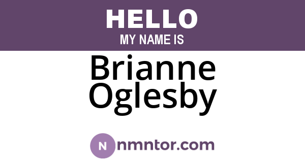 Brianne Oglesby