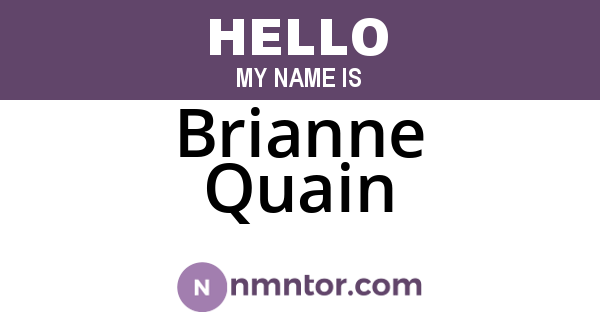 Brianne Quain
