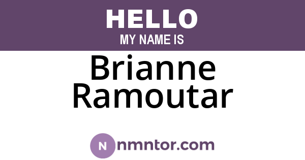 Brianne Ramoutar