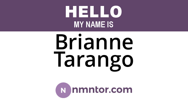 Brianne Tarango