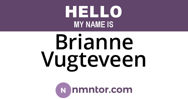 Brianne Vugteveen
