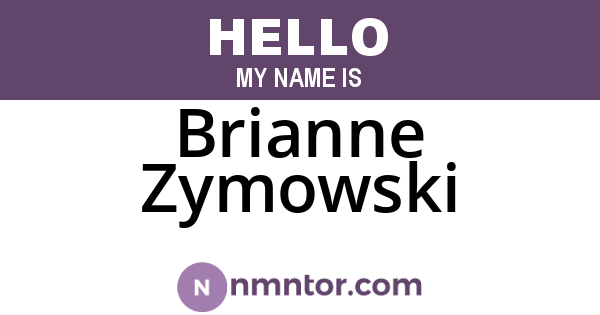Brianne Zymowski
