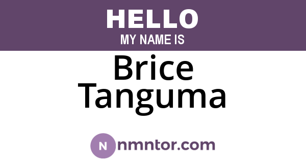 Brice Tanguma