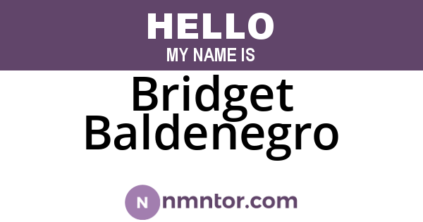 Bridget Baldenegro