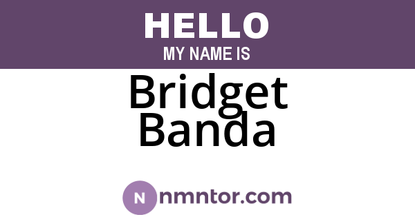 Bridget Banda