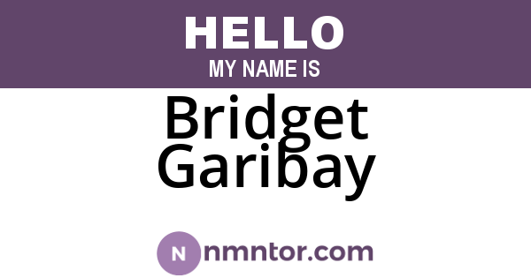Bridget Garibay
