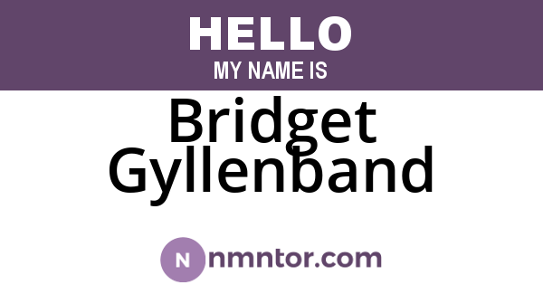 Bridget Gyllenband