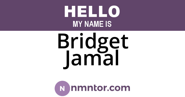 Bridget Jamal