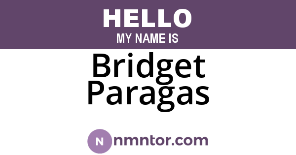 Bridget Paragas