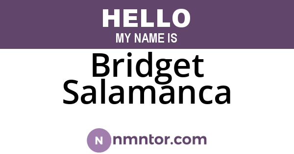 Bridget Salamanca
