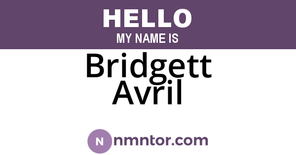 Bridgett Avril