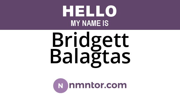 Bridgett Balagtas