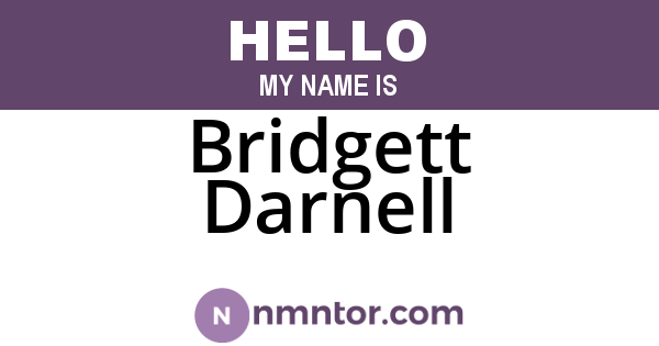 Bridgett Darnell