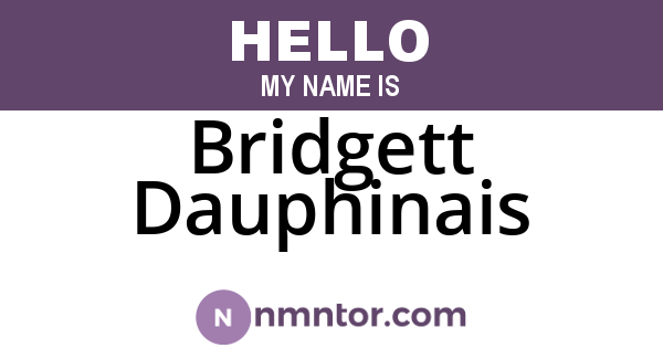 Bridgett Dauphinais