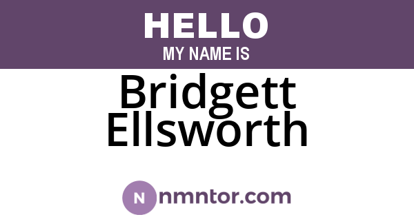 Bridgett Ellsworth